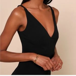 Lulu’s Melora Black Sleeveless Maxi Dress